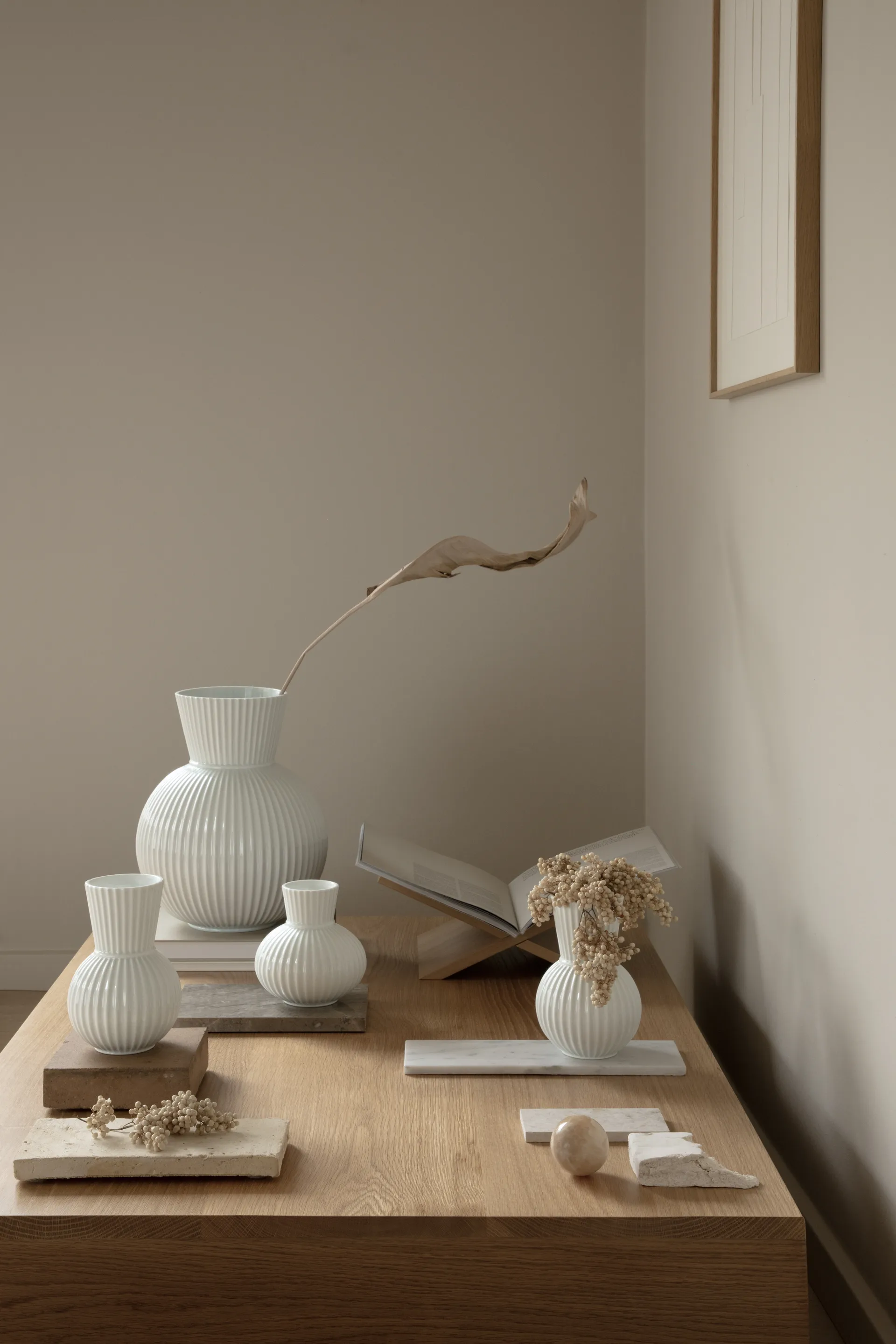 Lyngby Tura Vase weiß, 18cm Lyngby Porcelæn