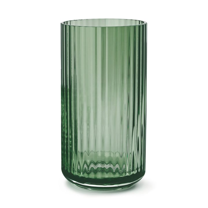 Lyngby Vase Glas grün - 20cm - Lyngby Porcelæn