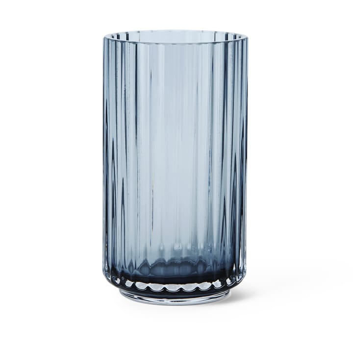 Lyngby Vase Glas Mitternachtsblau, 12,5cm Lyngby Porcelæn