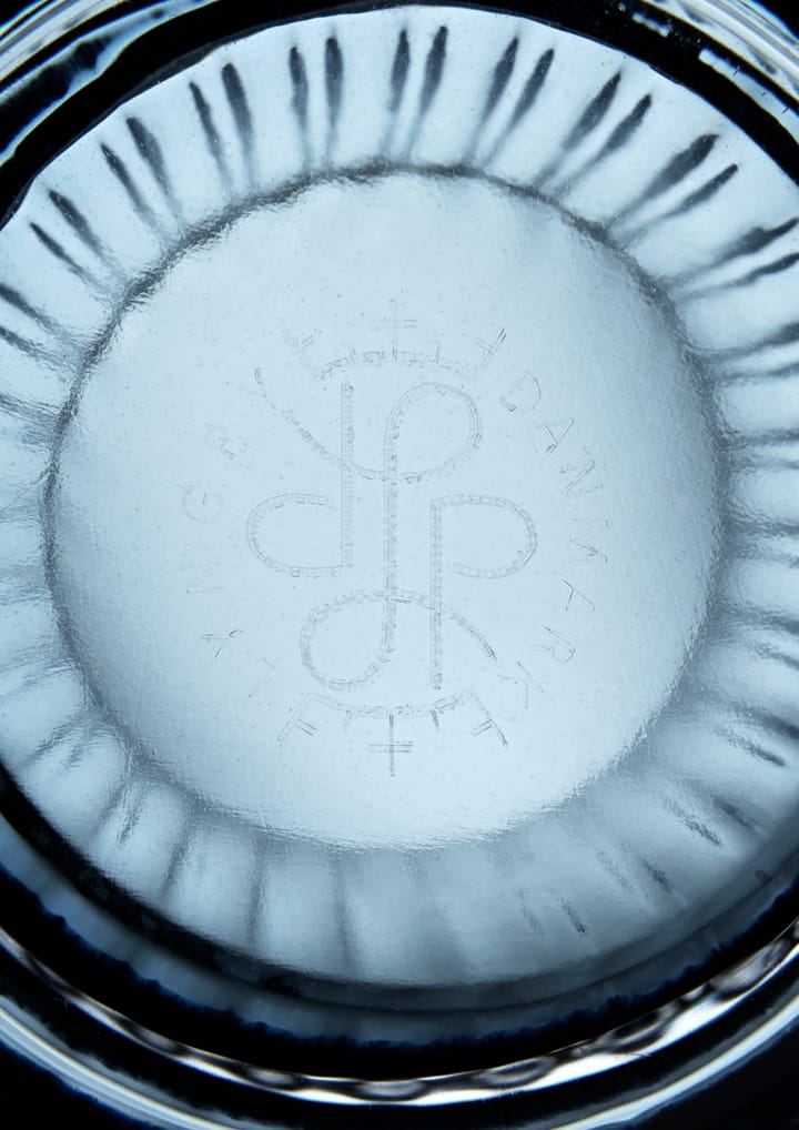 Lyngby Vase Glas Mitternachtsblau, 12,5cm Lyngby Porcelæn