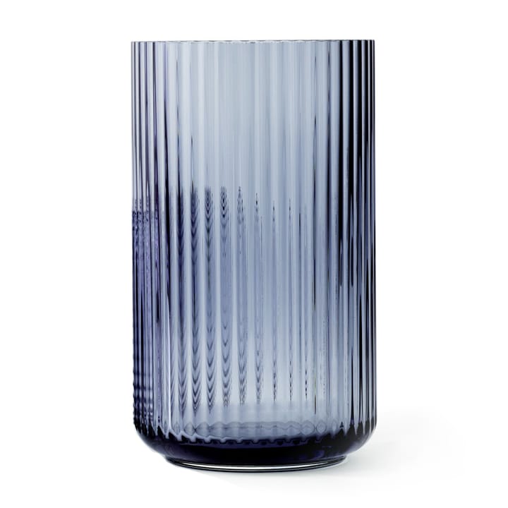 Lyngby Vase Glas Mitternachtsblau, 31cm Lyngby Porcelæn