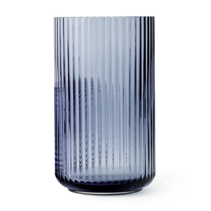 Lyngby Vase Glas Mitternachtsblau, 38cm Lyngby Porcelæn