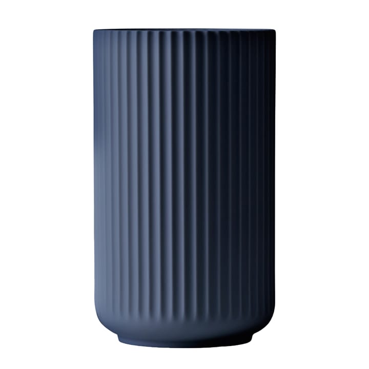 Lyngby Vase mitternachtsblau matt, 25cm Lyngby Porcelæn