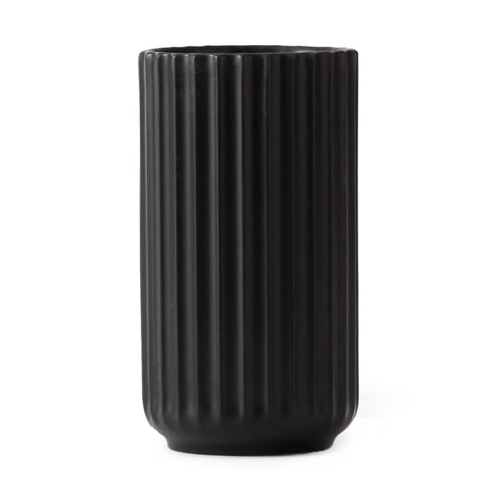 Lyngby Vase schwarz matt, 12cm Lyngby Porcelæn