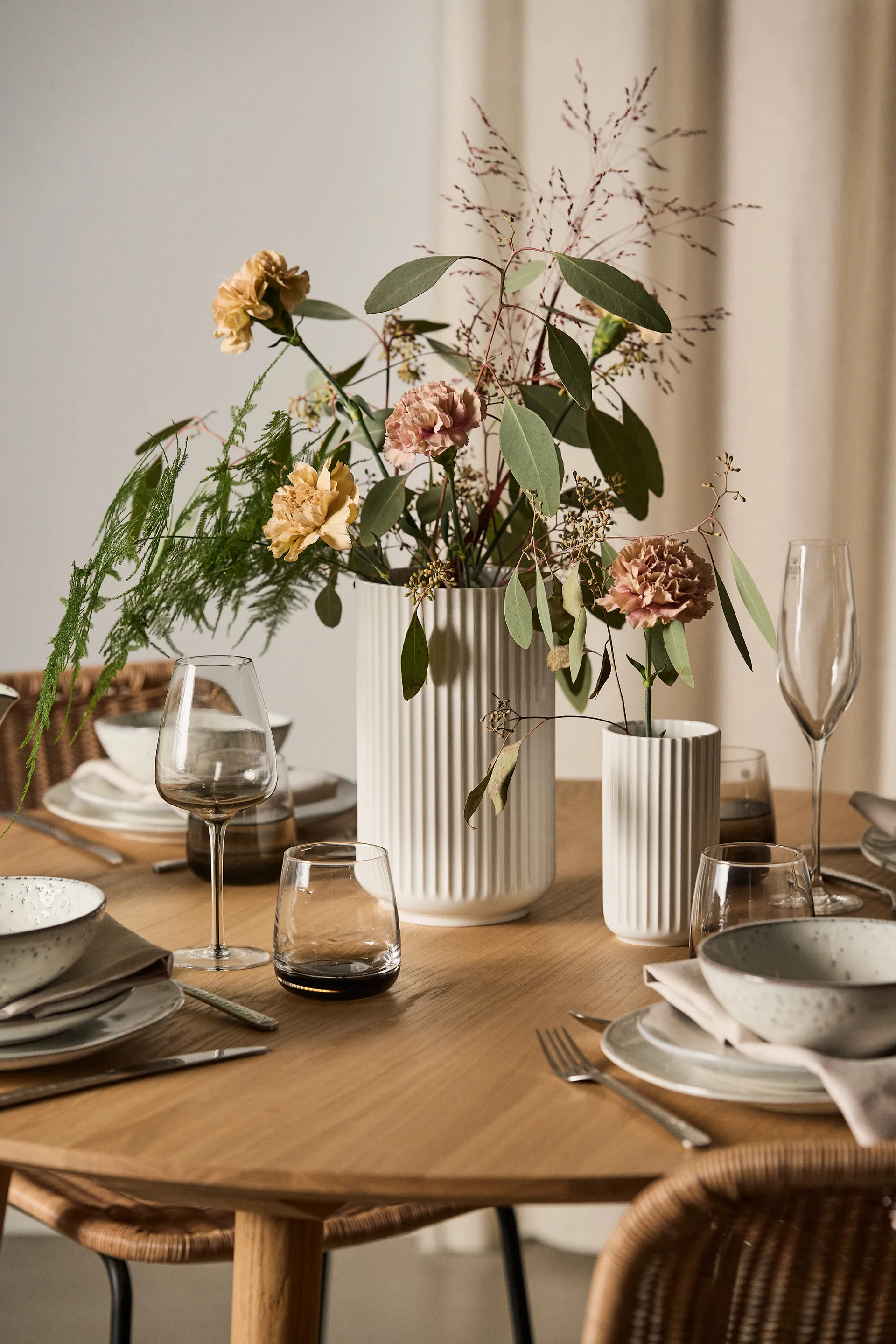 Lyngby Vase weiß, 25cm Lyngby Porcelæn