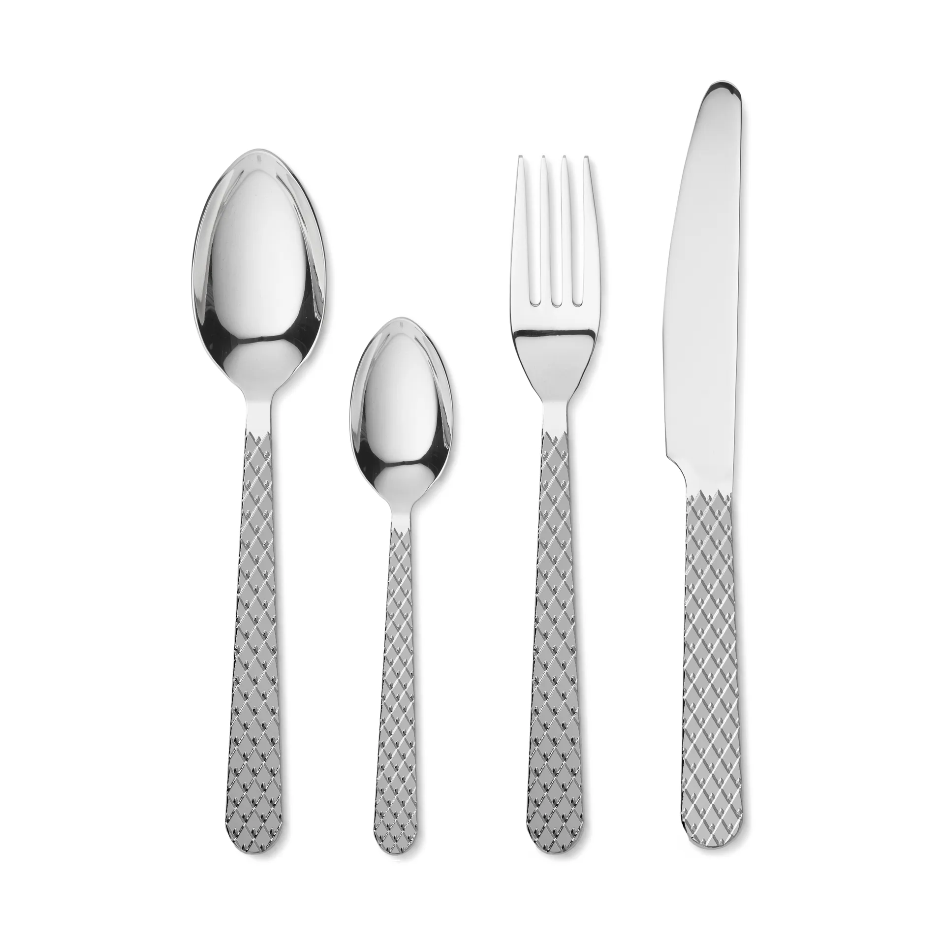 Rhombe Besteckset, 16 Teile Lyngby Porcelæn