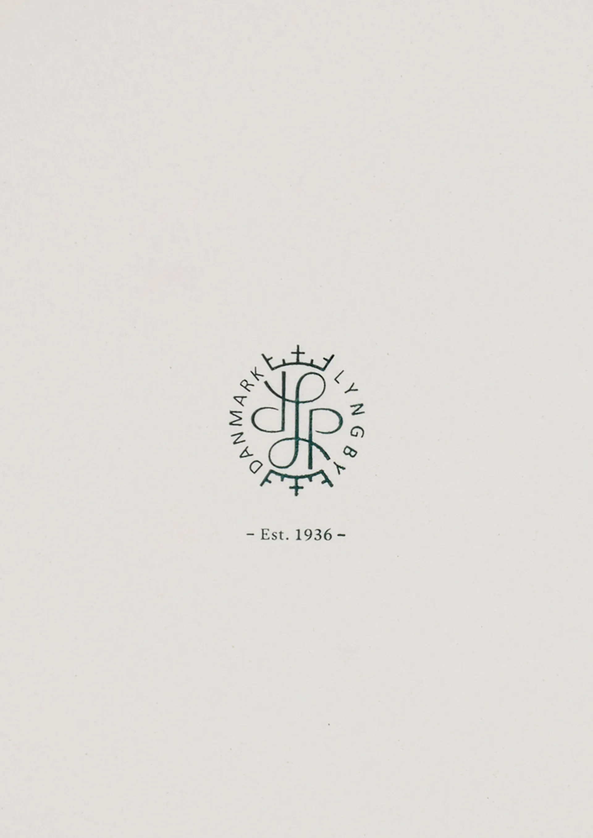 Rhombe Kerzenhalter 3cm, Blau Lyngby Porcelæn