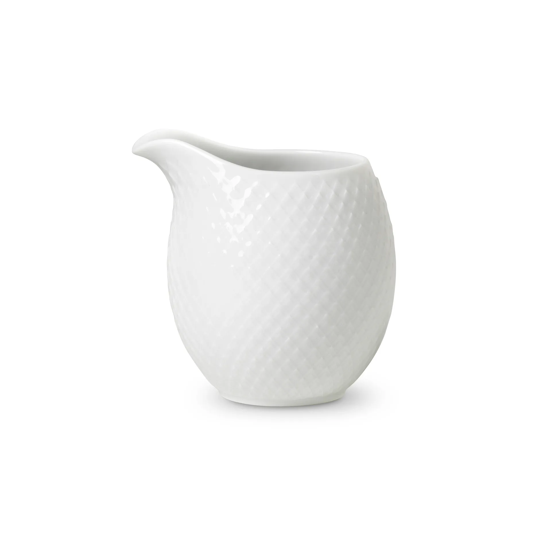 Rhombe Milchkanne 39cl, Weiß Lyngby Porcelæn