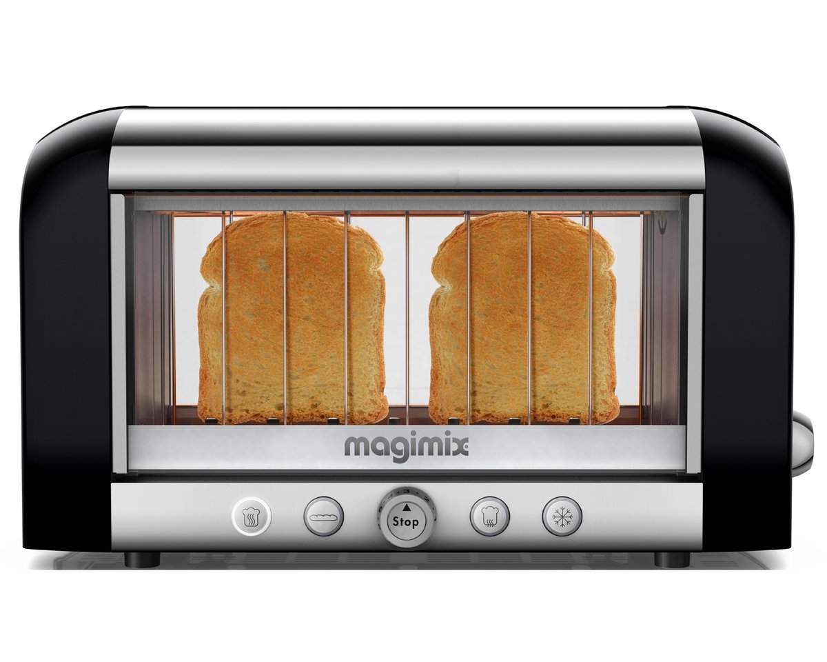 Magimix Vision Toaster 2 Scheiben Schwarzstahl