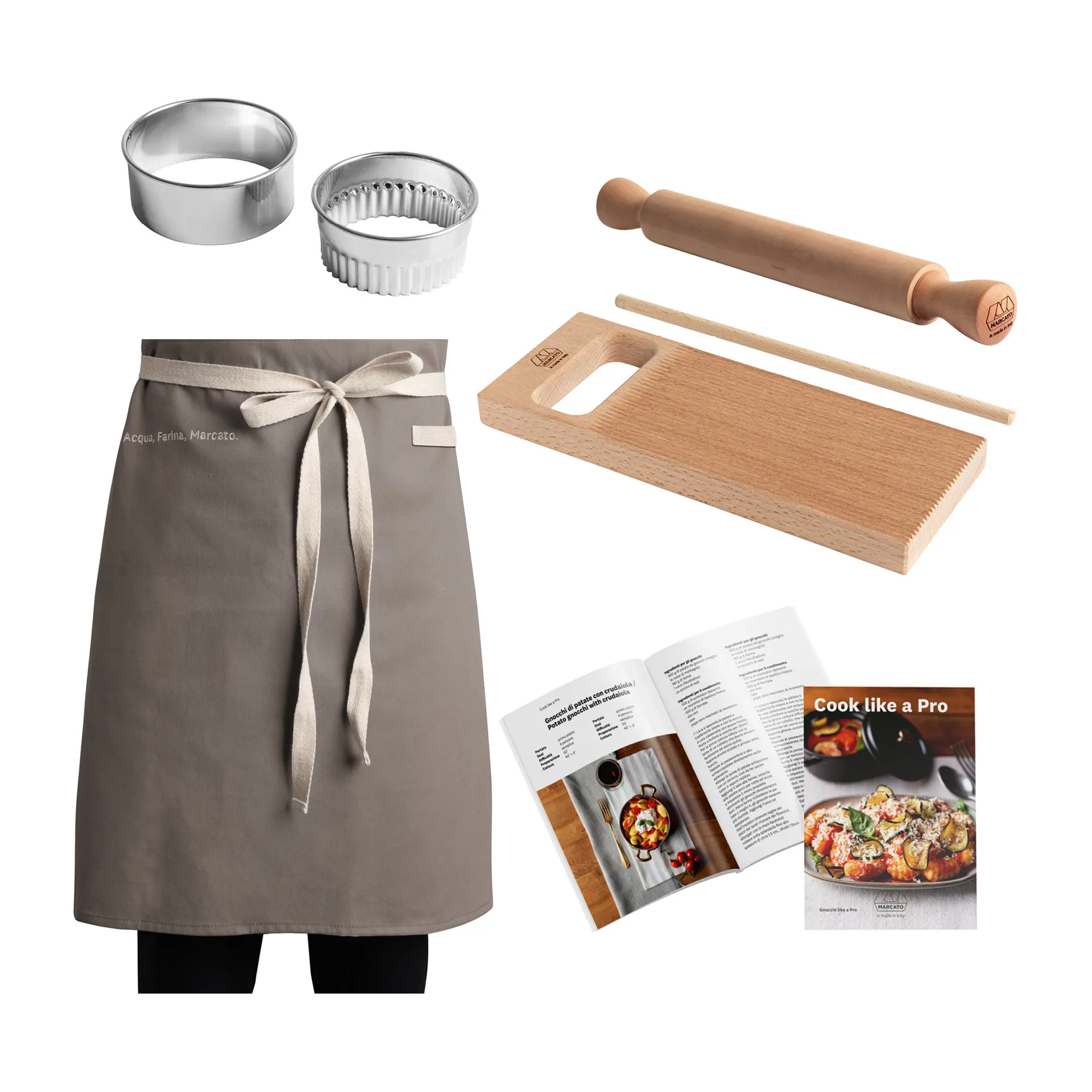Marcato Geschenkset Hnocchi like a pro deluxe, 7 Teile Marcato