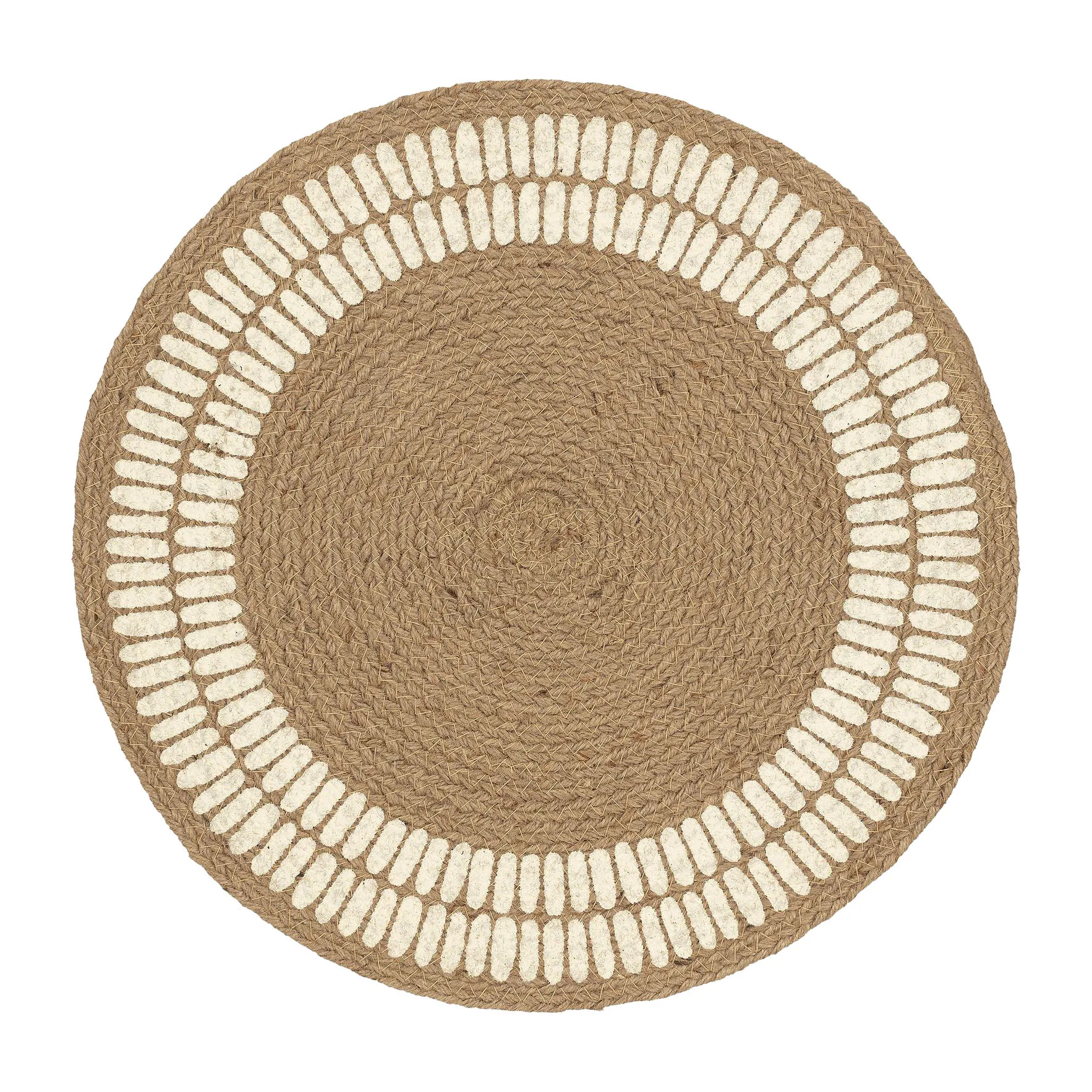 Alku Platzdecke Jute Ø38cm, Off white Marimekko