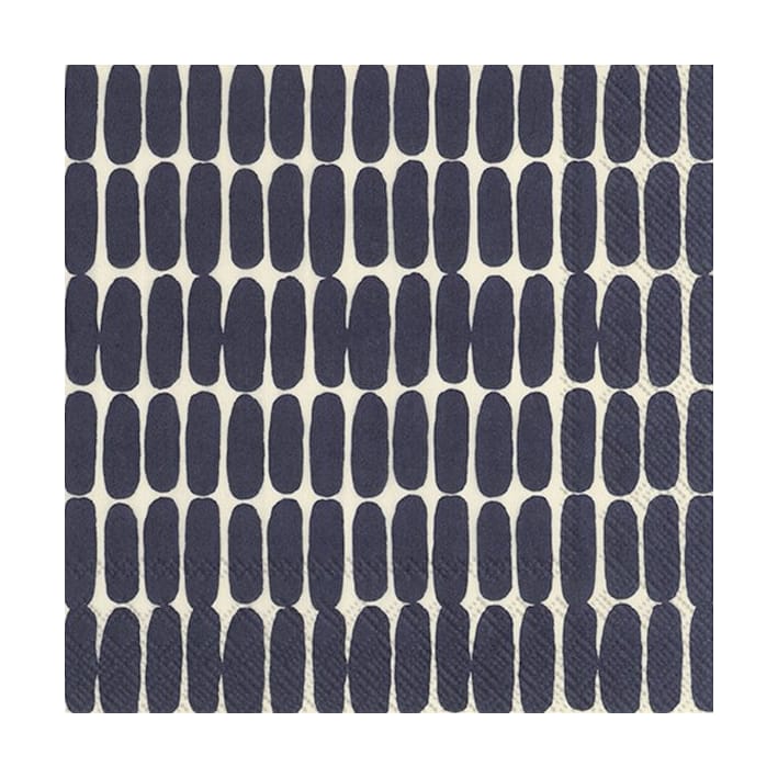 Alku Serviette 33x33cm 20er Pack, Linen-black Marimekko