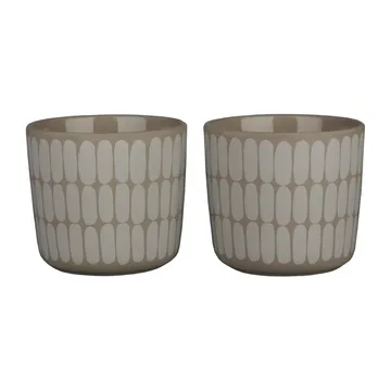 Alku Tasse 2er Pack - Terra-white - Marimekko
