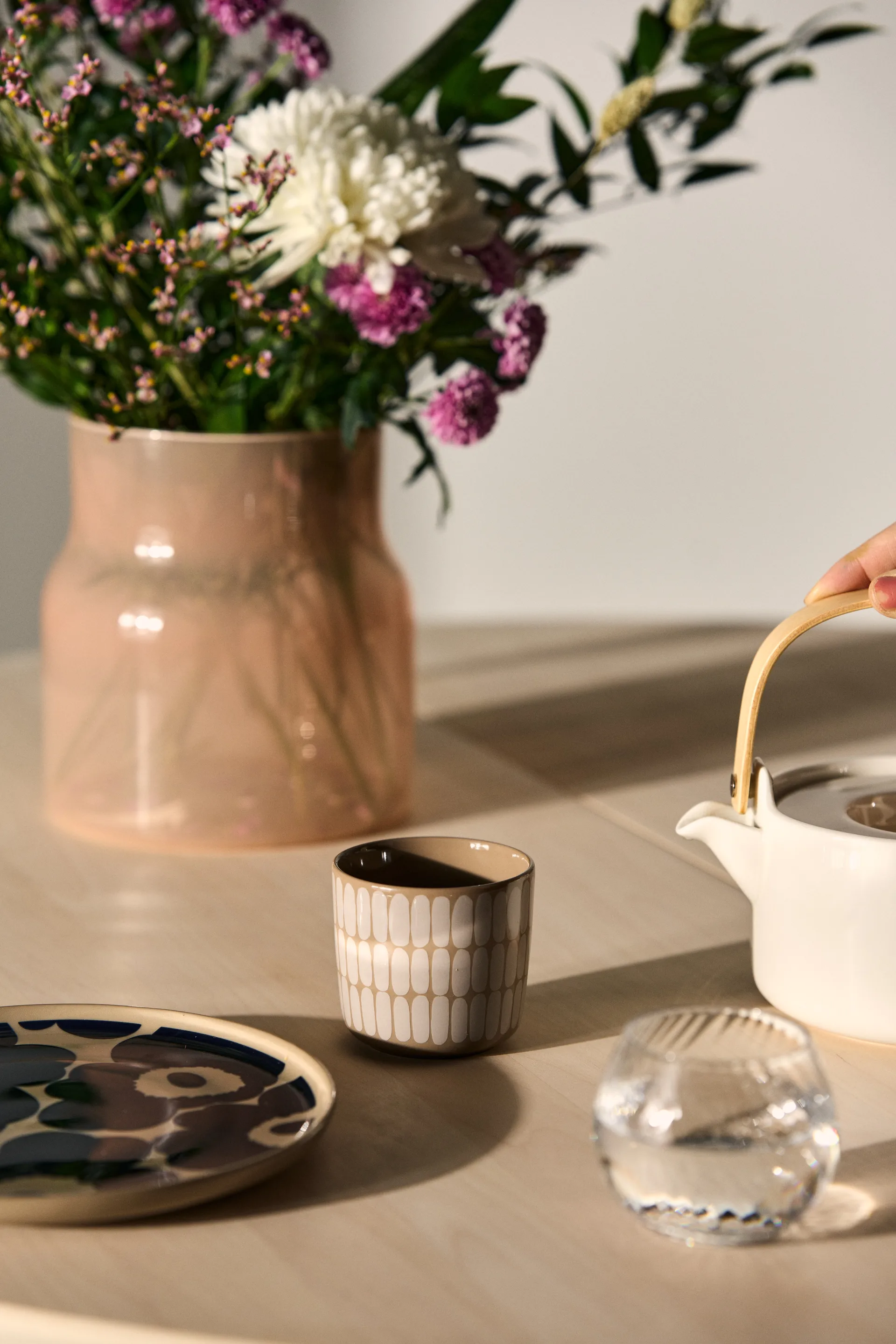 Alku Tasse 2er Pack, Terra-white Marimekko