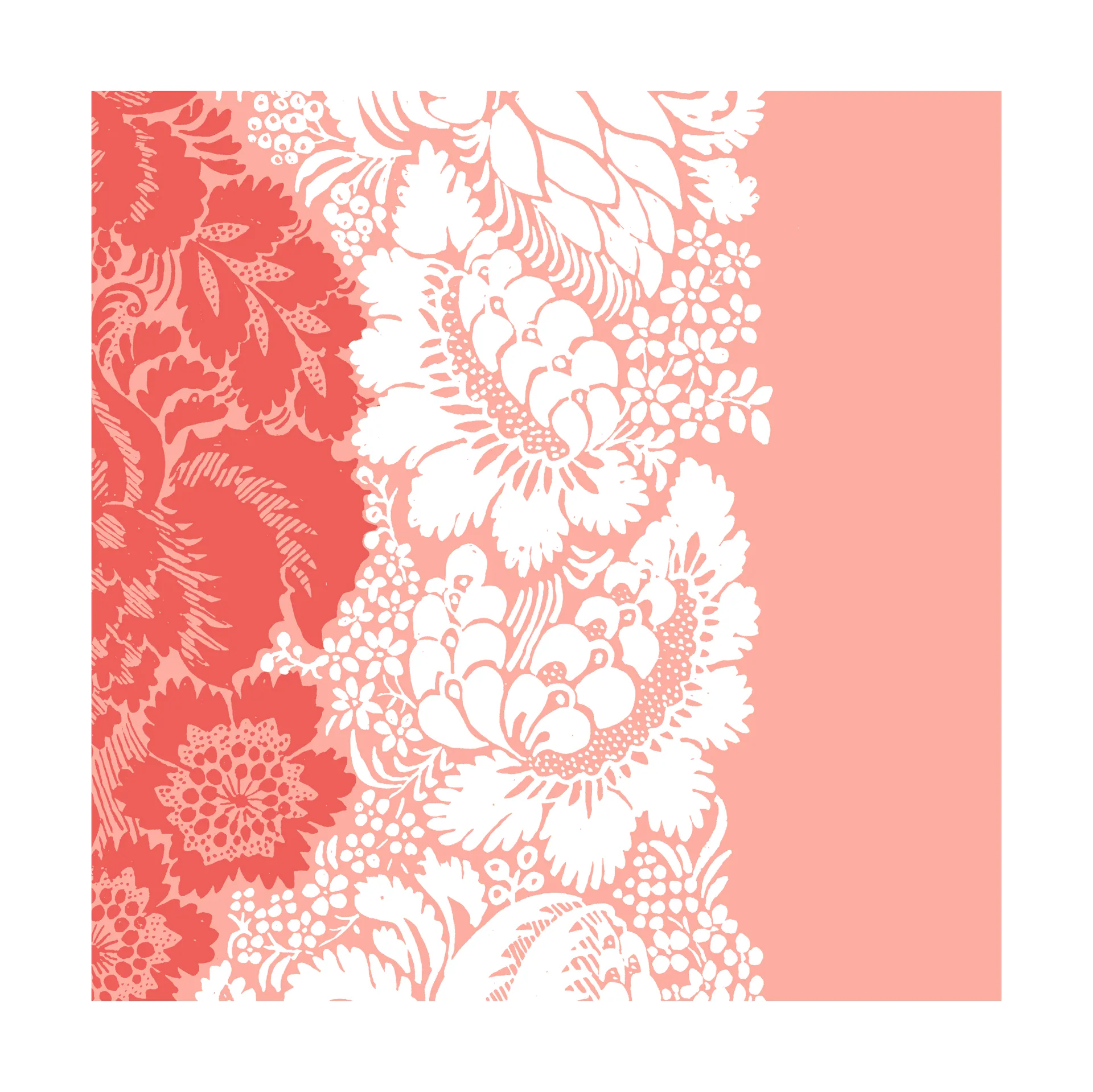 Ananas Serviette 33 x 33cm 20er Pack, Raspberry Marimekko