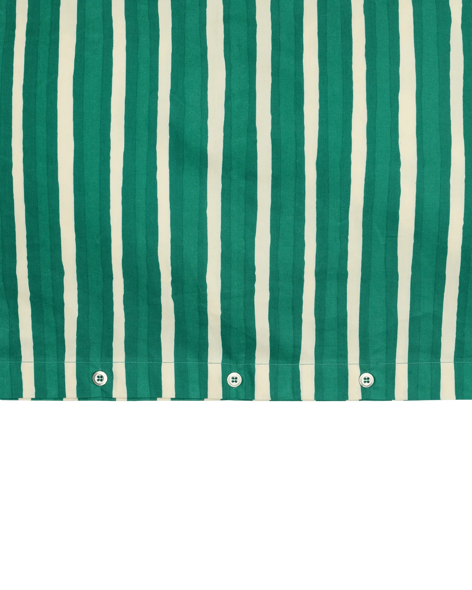 Iso Piccolo Bettbezug, Off white-emerald Marimekko