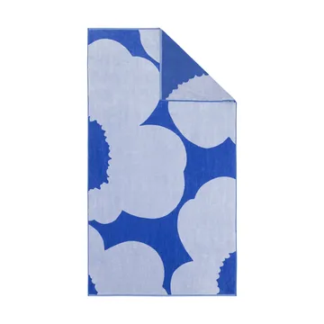 Iso Unikko Badehandtuch - Blue-blue lilac, 100x180 cm - Marimekko