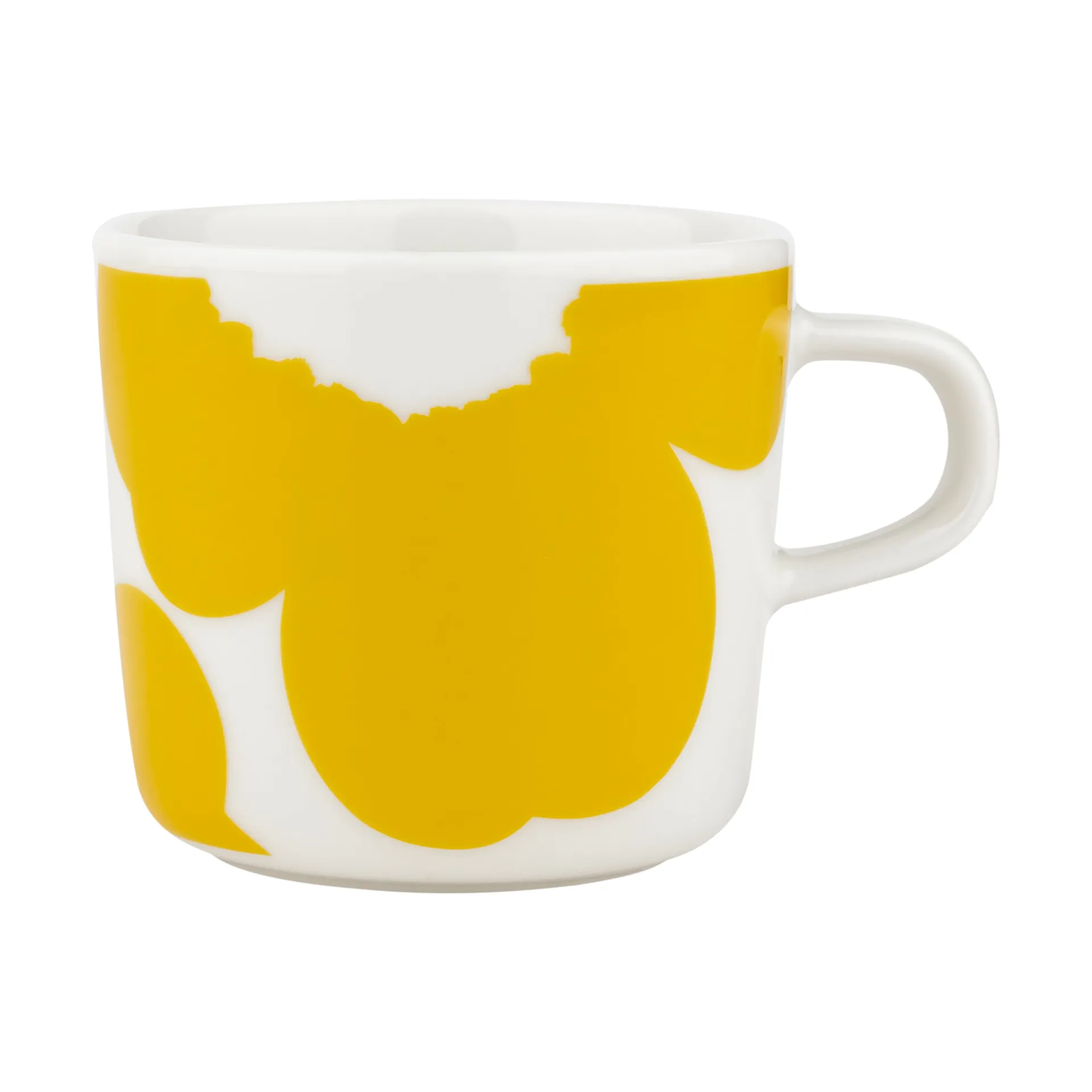 Iso Unikko Kaffeetasse 20 cl, White-spring yellow Marimekko