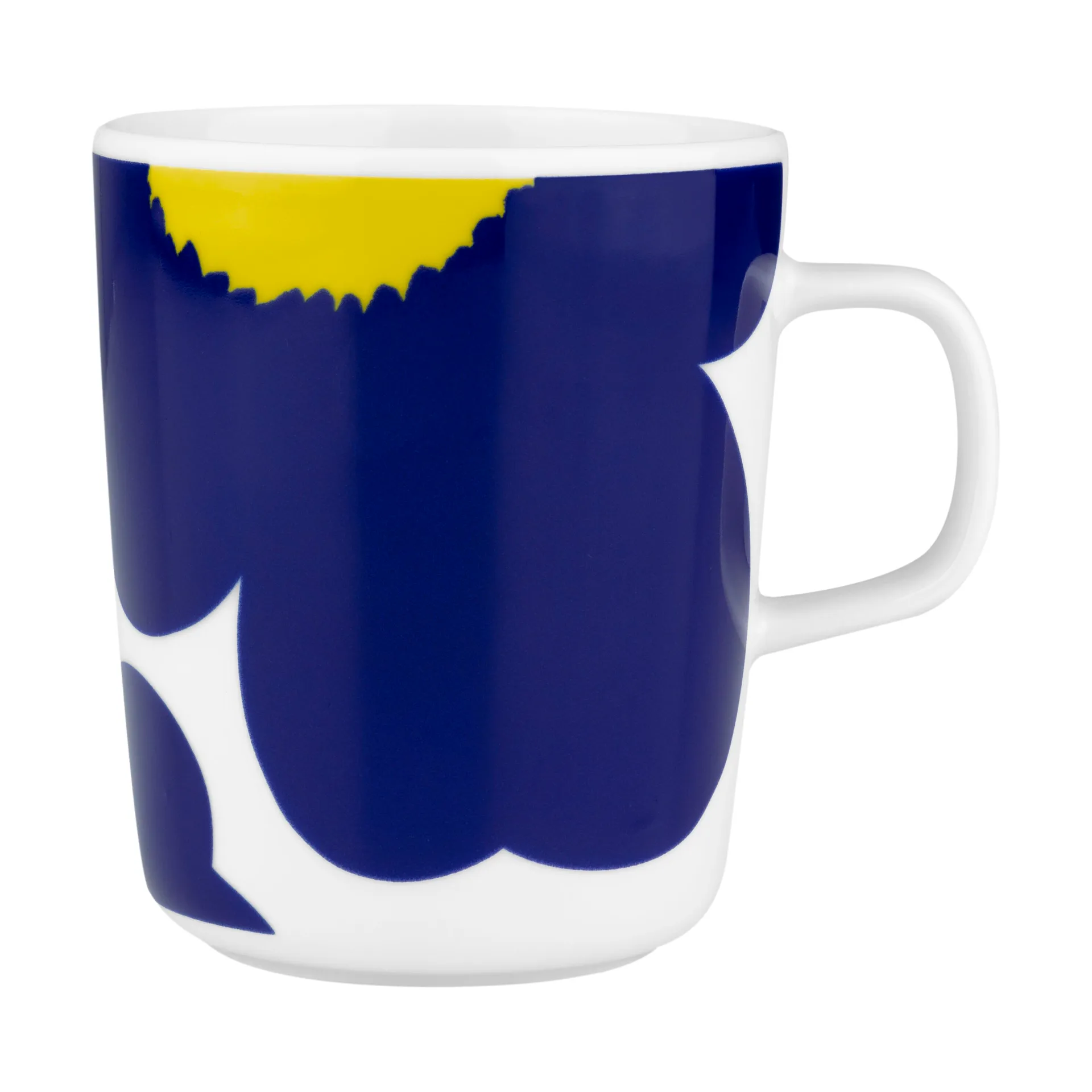 Iso Unikko Tasse 25 cl, White-d. blue-yellow Marimekko