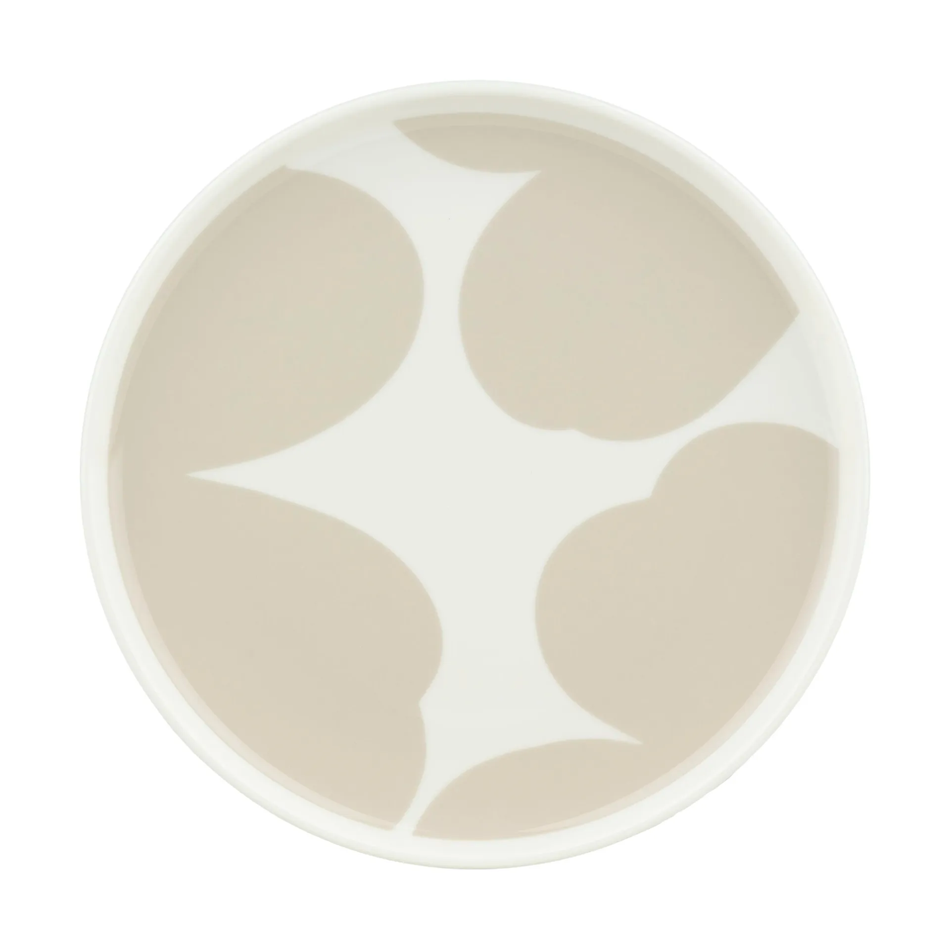 Iso Unikko Teller Ø20 cm, White-straw Marimekko