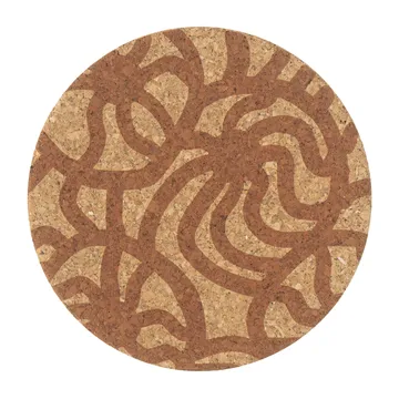 Joonas Deckel Kork Ø13cm - Braun - Marimekko