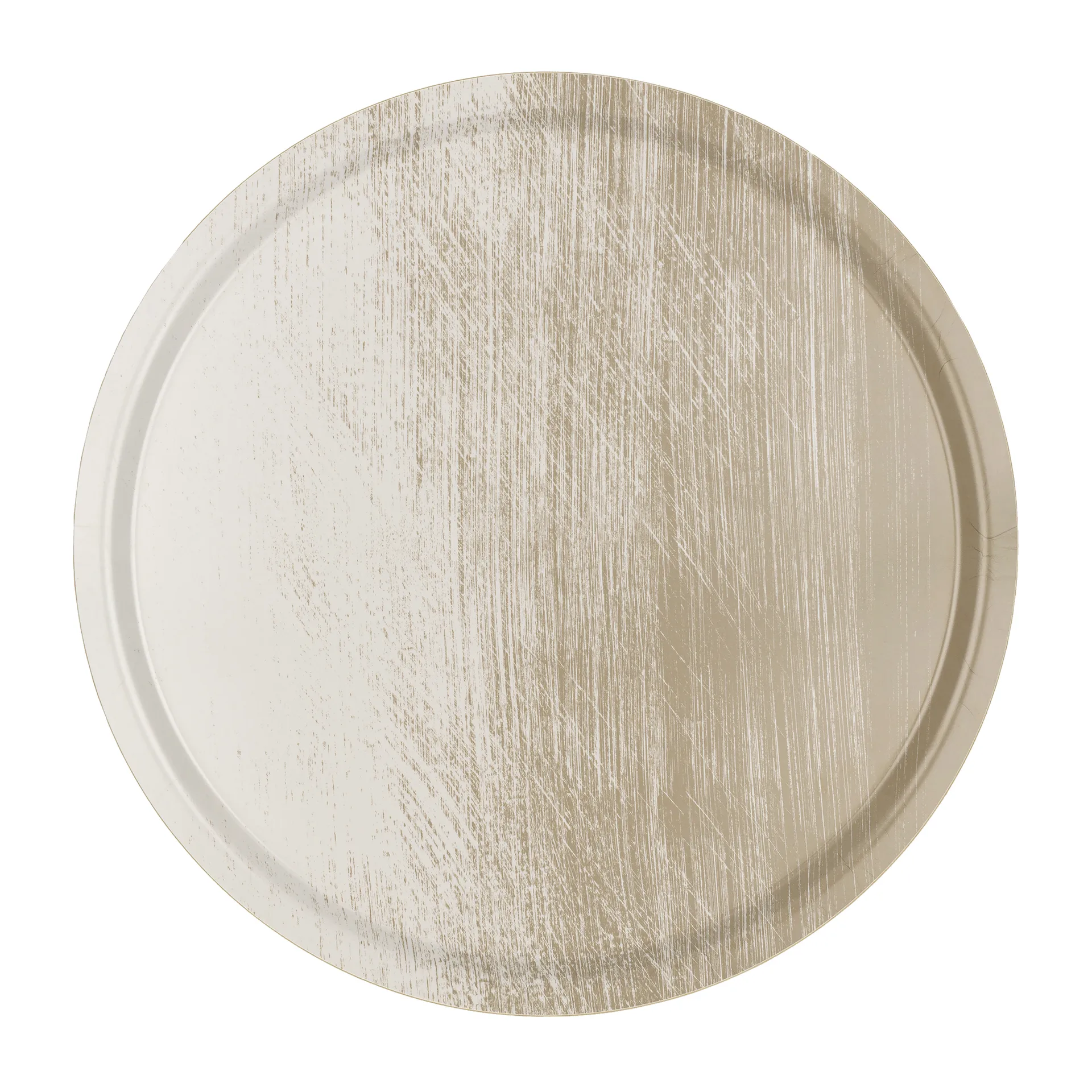 Kaiskaus Tablett Ø46cm, Weiß-beige Marimekko
