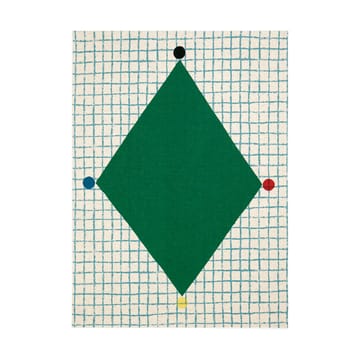 Kalendi & Losange Geschirrtuch 43x60 cm 2-teilig - Cotton-red-green - Marimekko