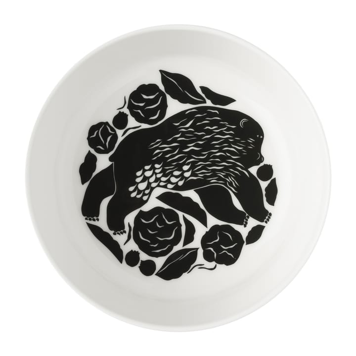 Karhuemo Schale 4dl, Weiß-dunkelgrün Marimekko