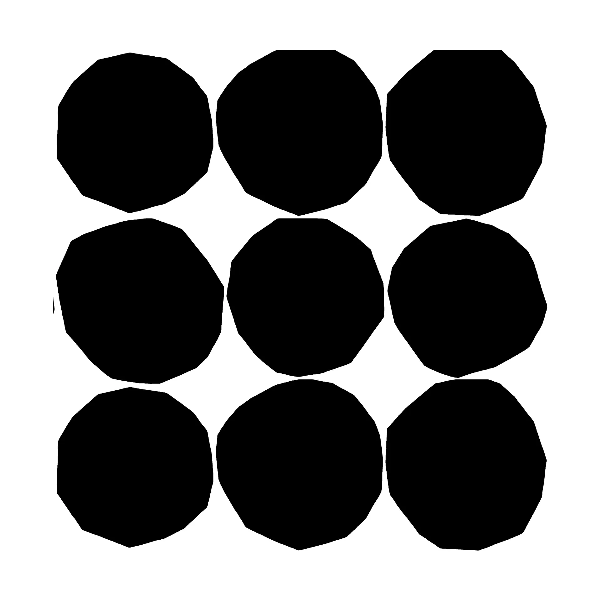 Kivet Serviette 33 x 33cm 20er Pack, Black-White Marimekko