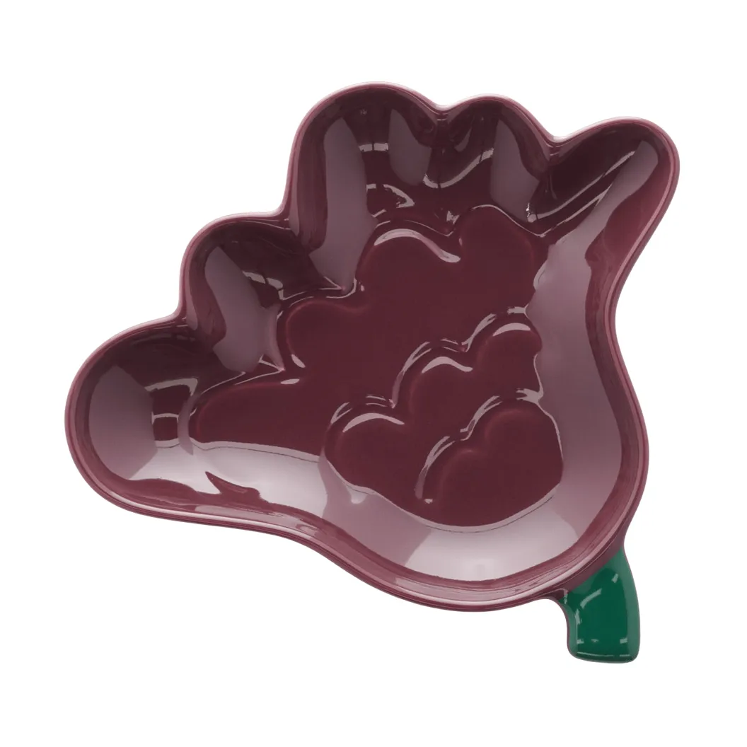 Kukasta Kukkaan Dessertteller, Pflaume-Grün, 15 cm Marimekko