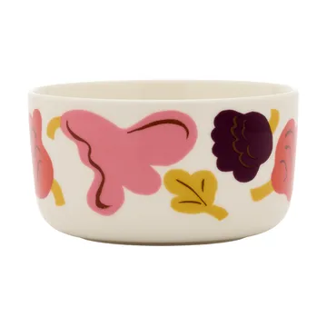 Kukasta Kukkaan Schale - White-pink-terrac-plum, 50 cl - Marimekko