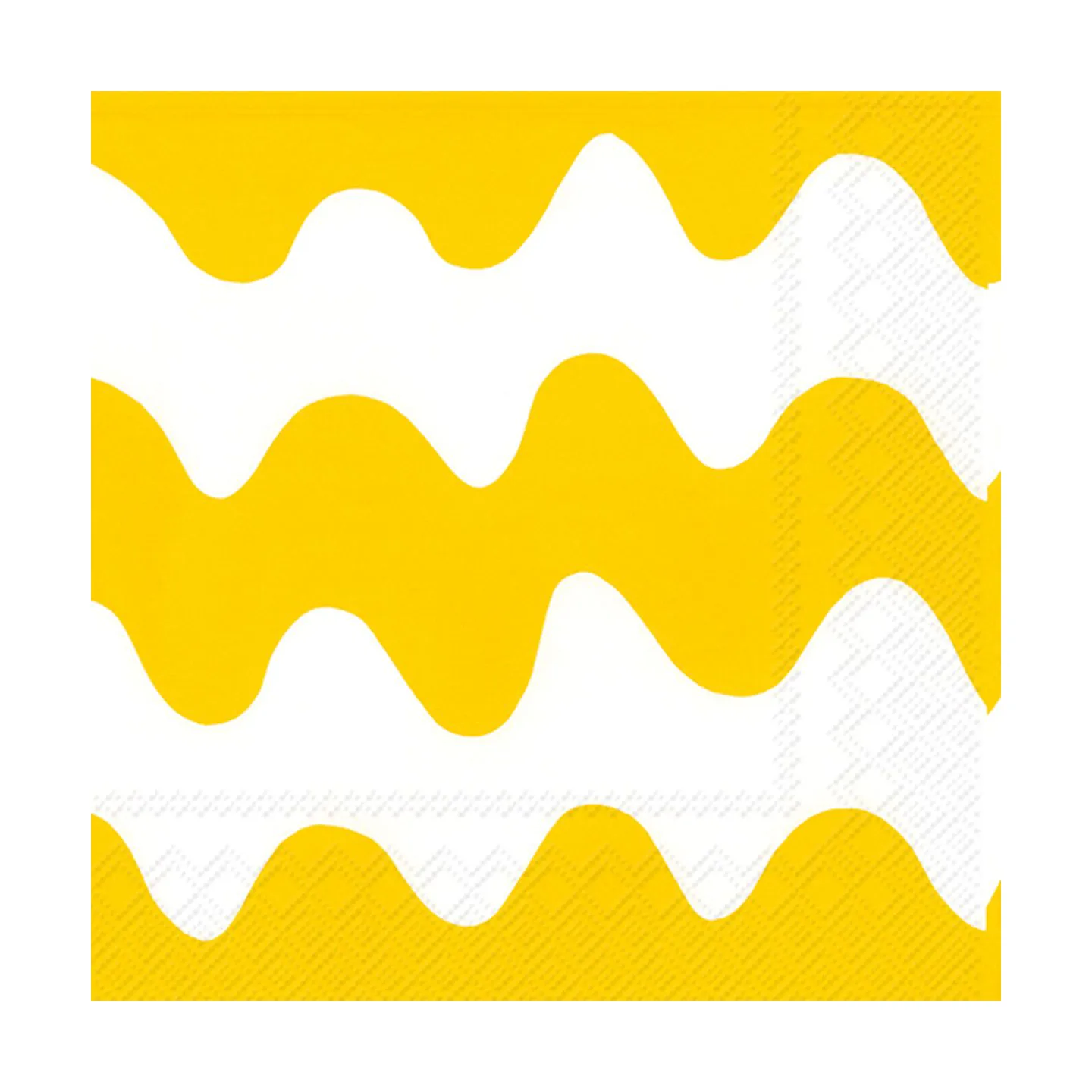 Lokki Serviette 33x33 cm 20er Pack, Light yellow Marimekko