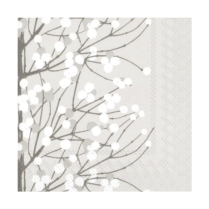 Lumimarja Serviette 33 x 33cm 20er Pack, Grau Marimekko