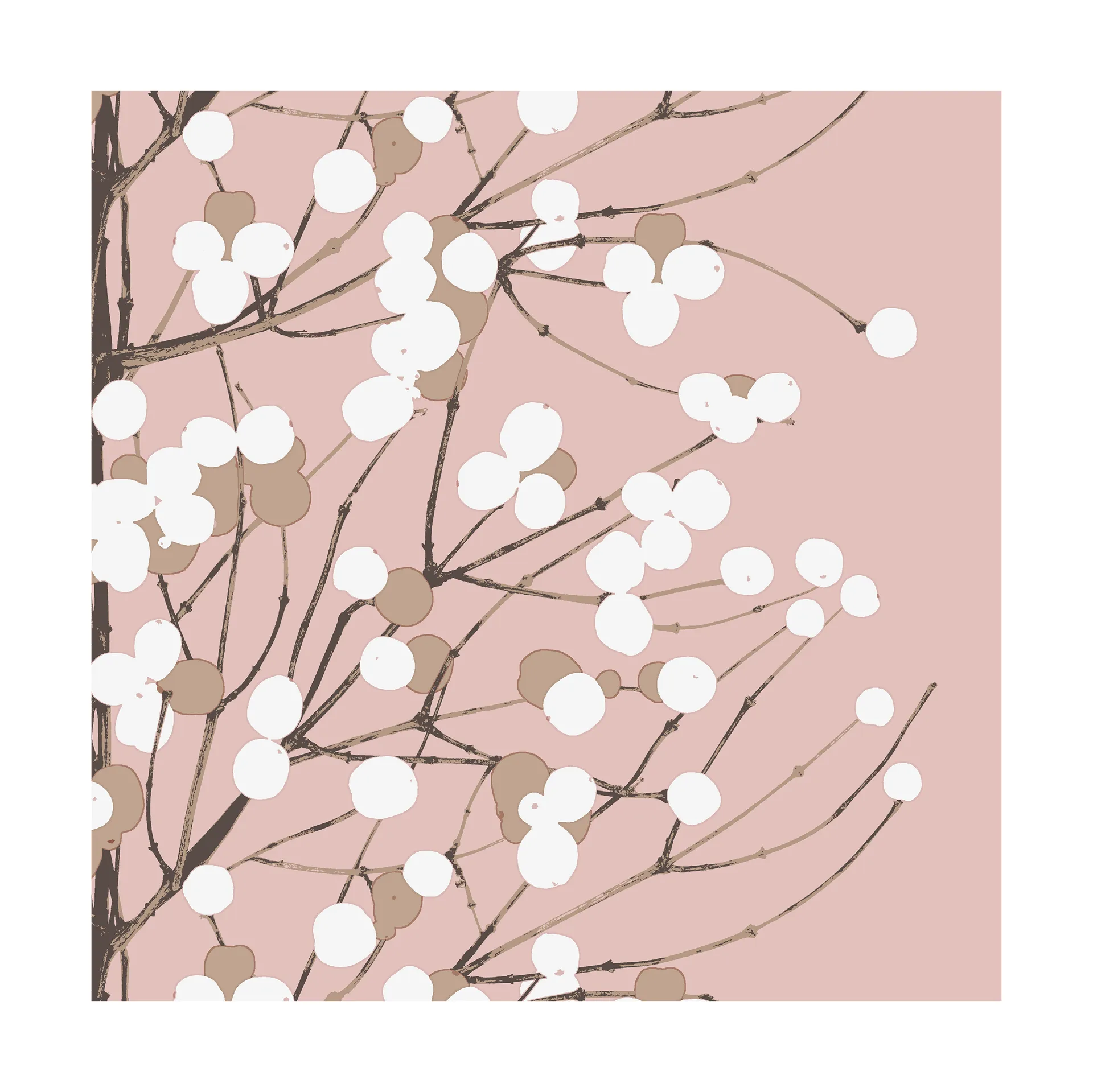 Lumimarja Serviette 33 x 33cm 20er Pack, Rose Marimekko