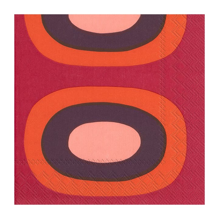 Melooni Serviette 33 x 33cm 20er Pack - Red - Marimekko