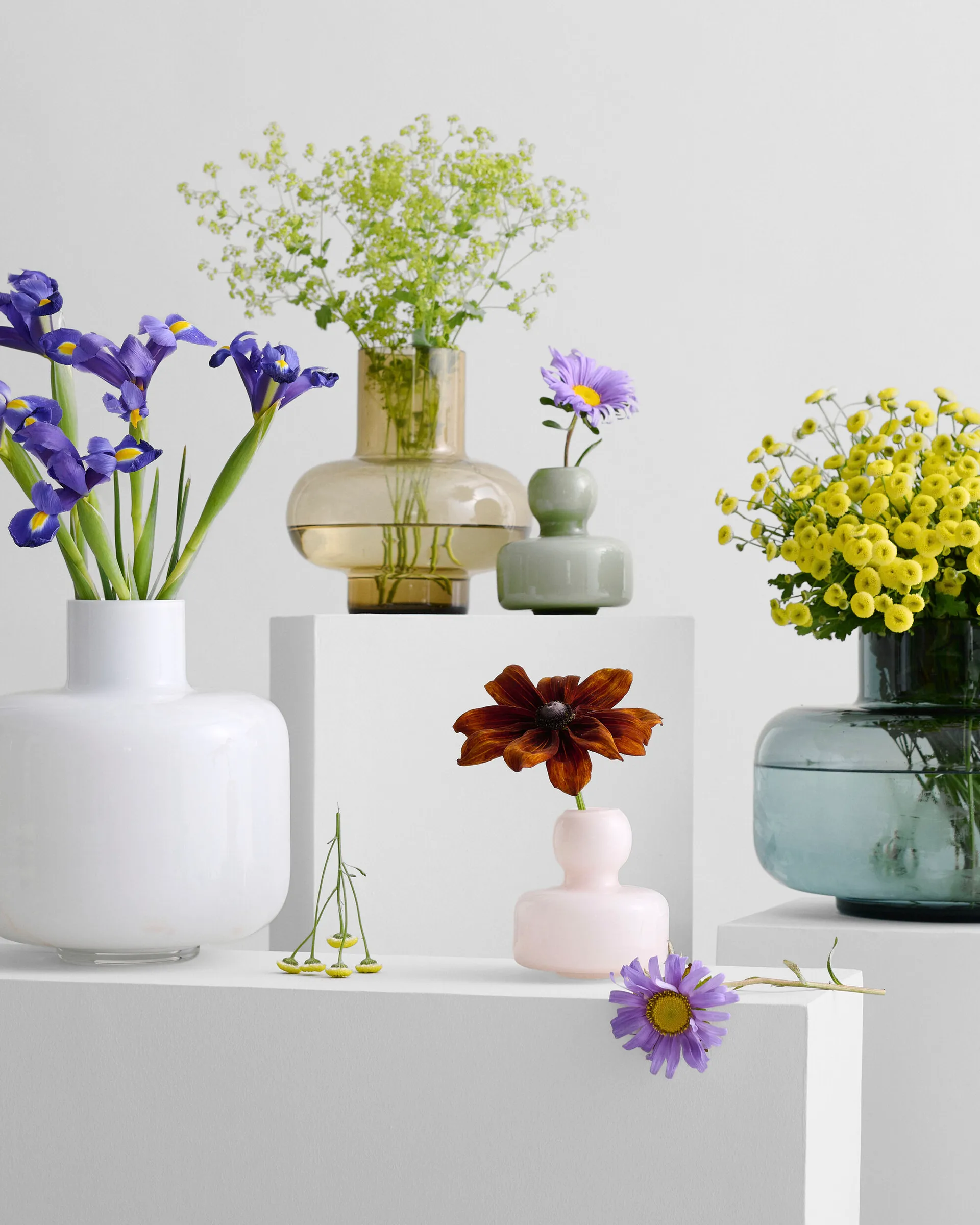 Ming Vase, Weiß Marimekko