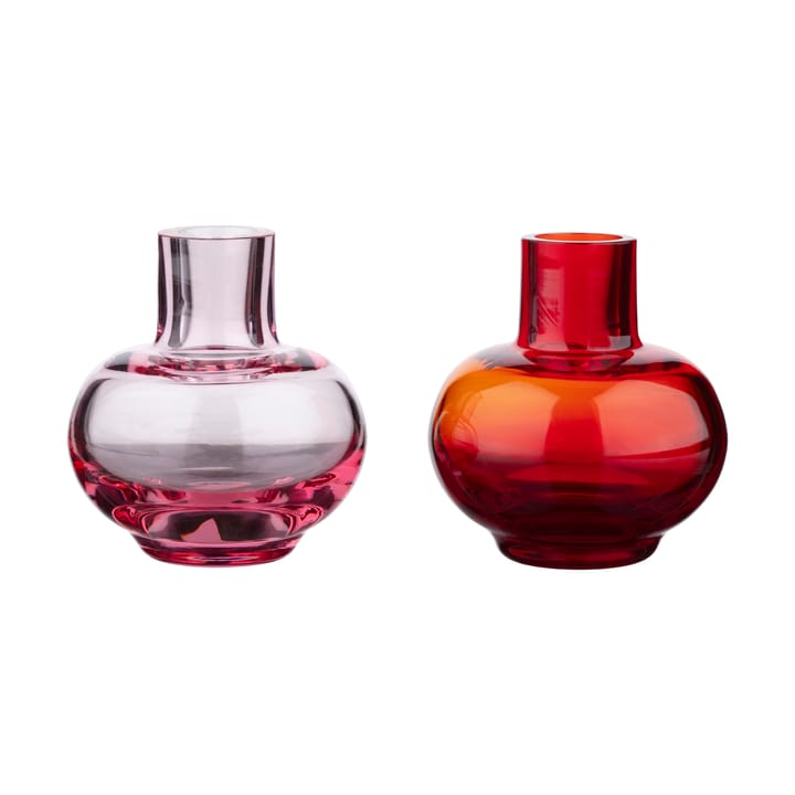 Mini Vase im 2-teiligem Set - Ruby red-pink - Marimekko