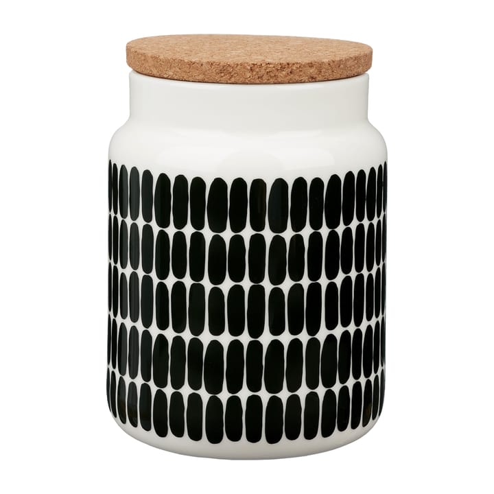 Oiva Alku Dose 1,2 L, Weiß-Dunkelgrün Marimekko