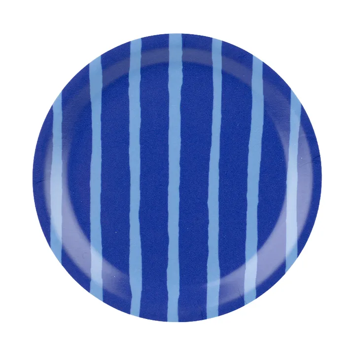 Piccolo Glasuntersetzer - Light blue-blue, Ø11 cm - Marimekko