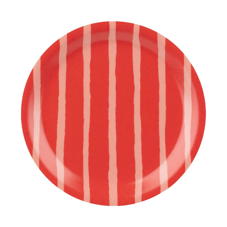 Piccolo Glasuntersetzer, Salmon red-orange red, Ø11 cm Marimekko