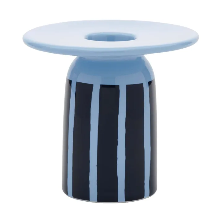 Piccolo Kerzenhalter - Hellblau-Petrol, 8 cm - Marimekko