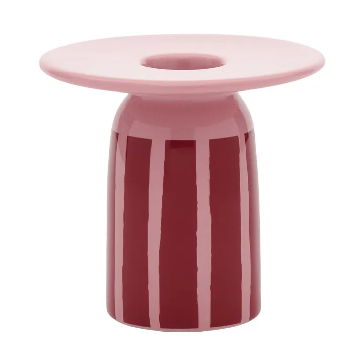 Piccolo Kerzenhalter - Koralle-Dunkelrot, 8 cm - Marimekko