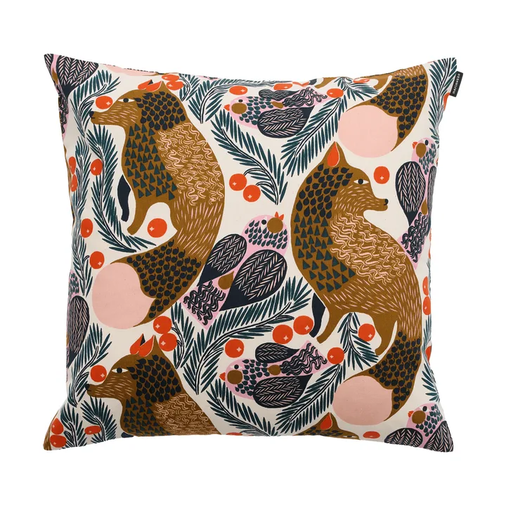 Pieni Ketunmarja Kissenbezug 50 x 50cm - Weiß-Multicolor - Marimekko