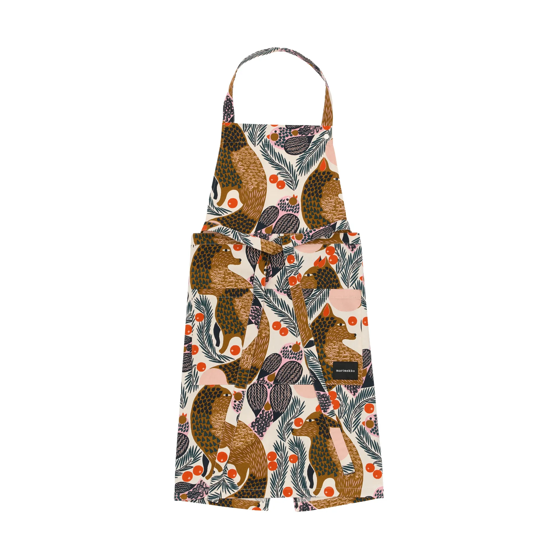 Pieni Ketunmarja Schürze, Weiß-Multicolor Marimekko