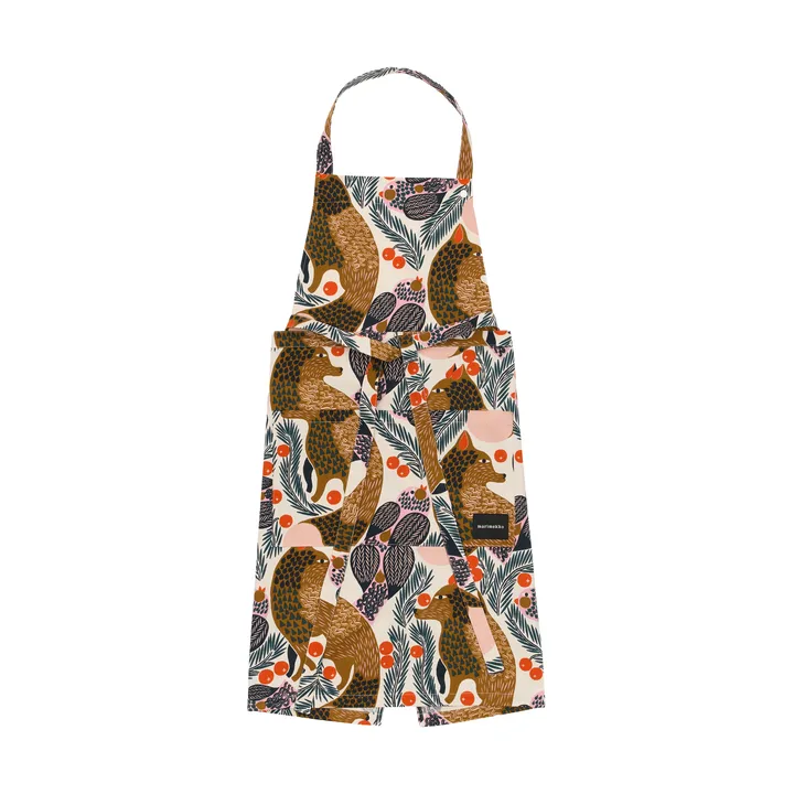 Pieni Ketunmarja Schürze - Weiß-Multicolor - Marimekko