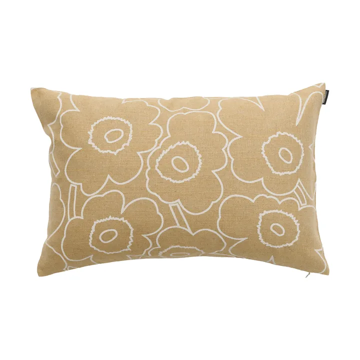 Pieni Piirto Unikko Kissenbezug - Straw-off white, 40x60 cm - Marimekko