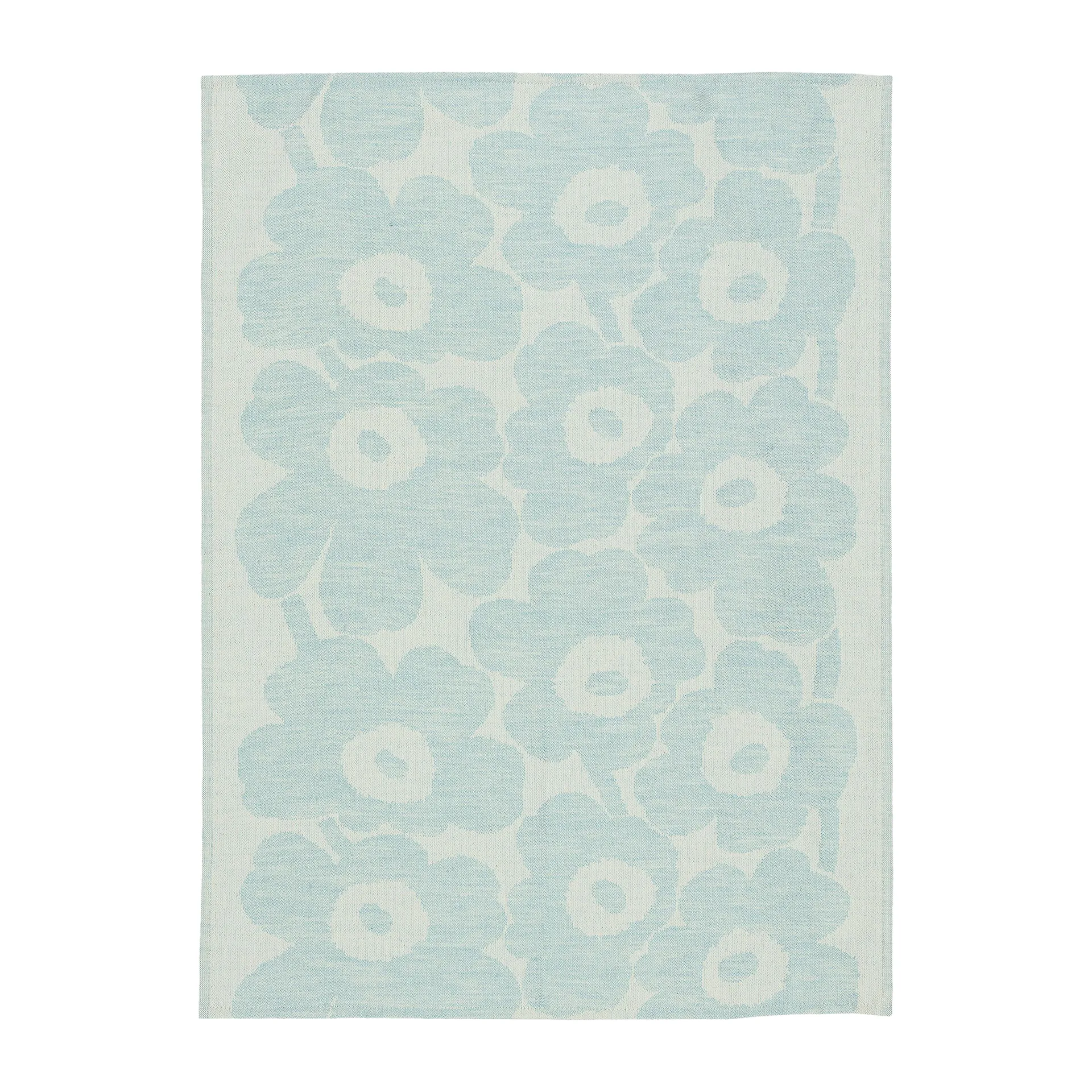 Pieni Unikko Geschirrtuch Baumwolle-Leinen 50 x 70cm, Off white-light blue Marimekko