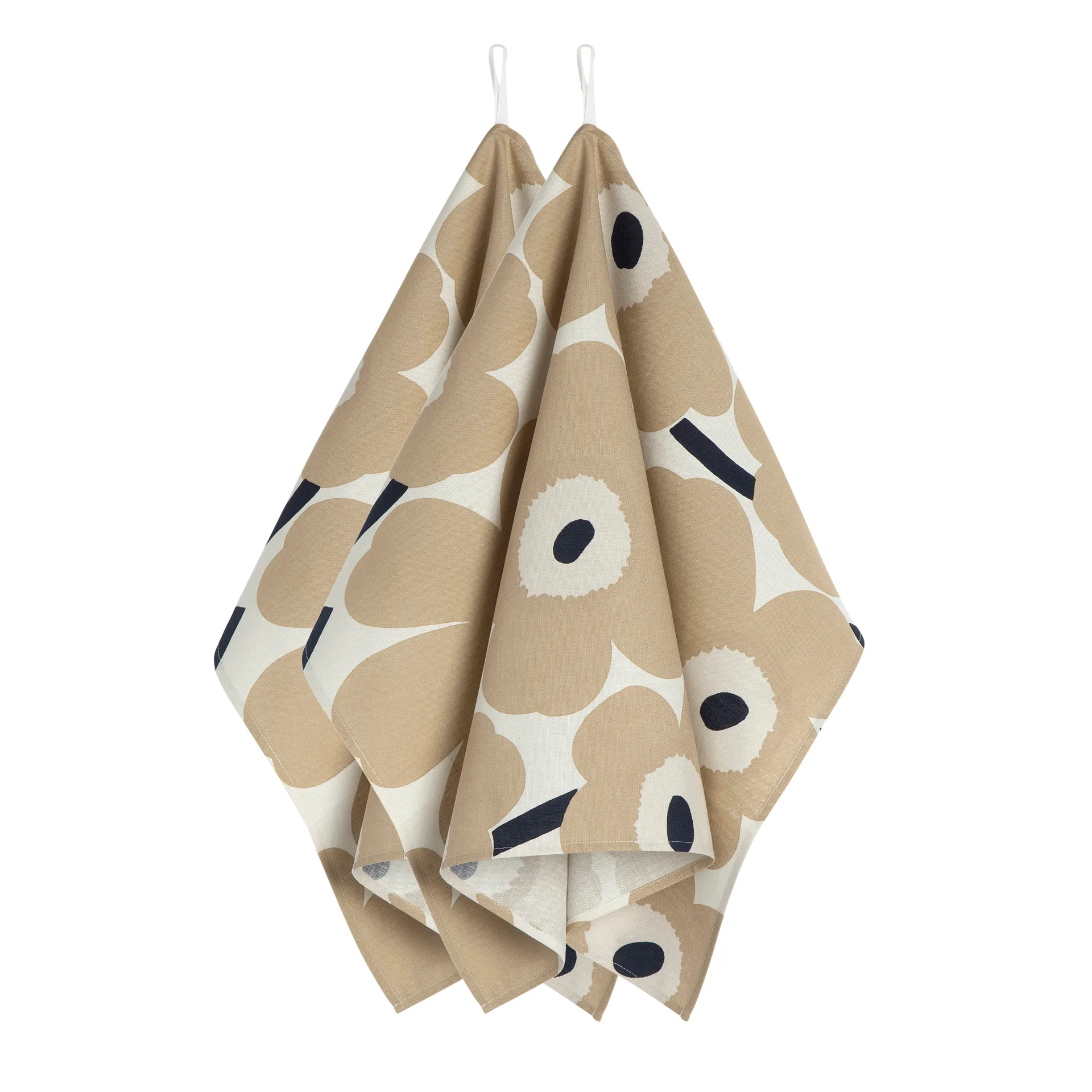 Pieni Unikko Geschirrtuch, Off white-beige-blau Marimekko