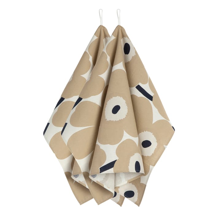 Pieni Unikko Geschirrtuch, Off white-beige-blau Marimekko