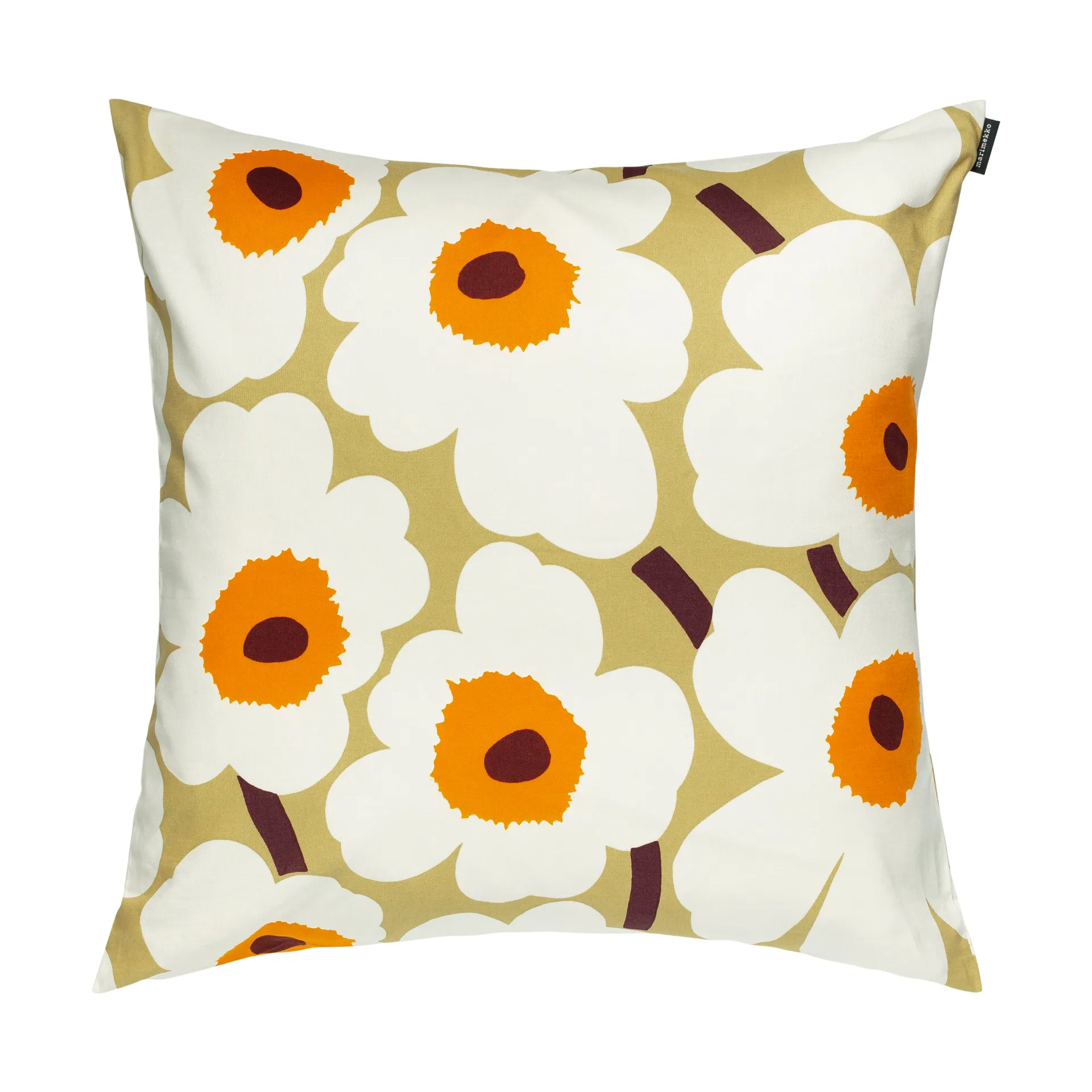 Pieni Unikko Kissenbezug 50x50cm, Beige Marimekko